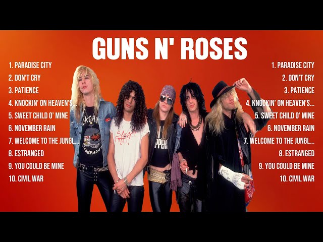 Guns N' Roses Mix Top Hits Full Album ▶️ Full Album ▶️ Best 10 Hits Playlist