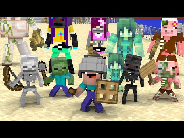 Monster School : Baby Noob Become a Hero - Minecraft Animation