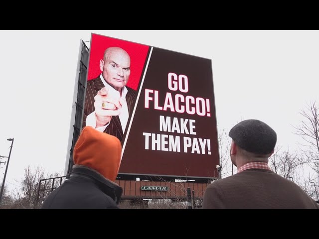 As Cleveland Browns playoff game nears, Mike Polk Jr. hangs with "Flacco Fanatic" Tim Misny