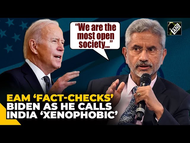 “We are most pluralistic…” EAM Jaishankar ‘fact checks’ Joe Biden as he calls India “Xenophobic”