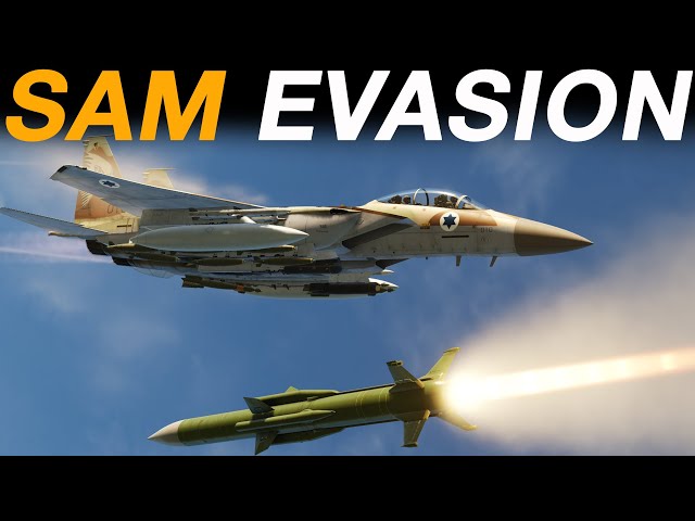 DCS World SAM Evasion Techniques Tutorial!  Defeating the Surface To Air Missile!