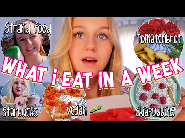 WHAT I EAT IN A WEEK *14 JAHRE TEEN GIRL* SOMMER | MaVie Noelle