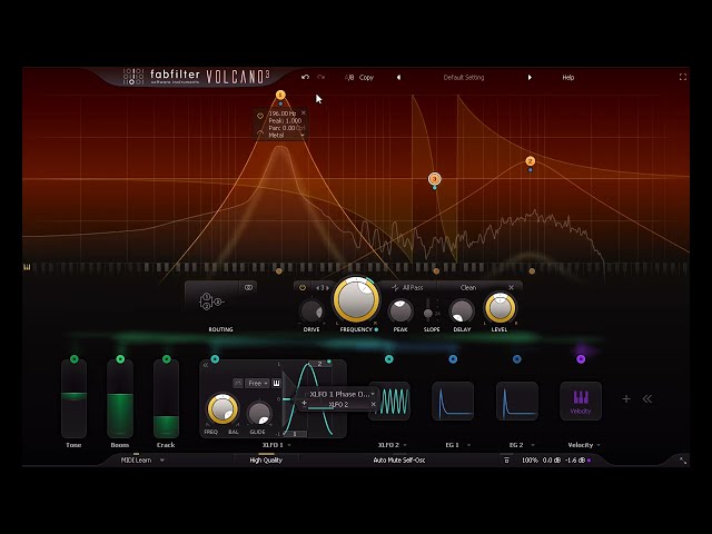 Synthesizing snare drums with FabFilter Volcano 3