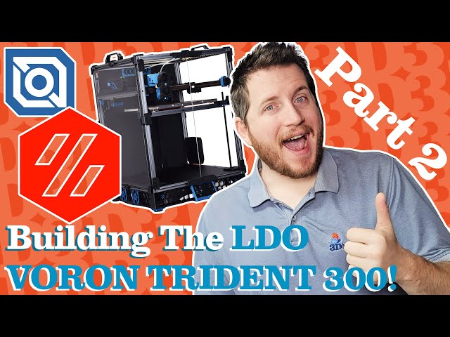 My FIRST VORON TRIDENT BUILD!! Part 2 Rails and Printed Parts!