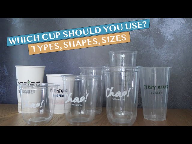 ALL ABOUT CUPS - TYPES, SIZES AND SHAPES #businesstips
