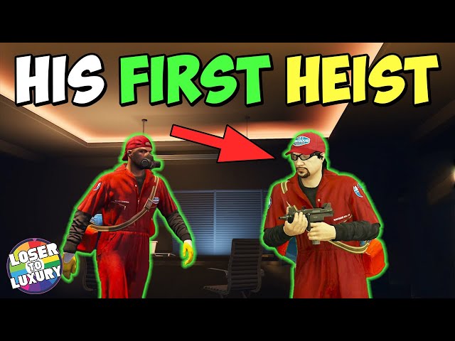 I Helped Out During His First Heist in GTA 5 Online | GTA 5 Online Loser to Luxury EP 62