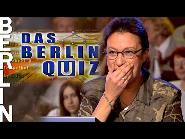 "Wie heißt die dokumentarische Geschichte der Christiane F.?" | Das Berlin Quiz (2002) | Folge 25/45