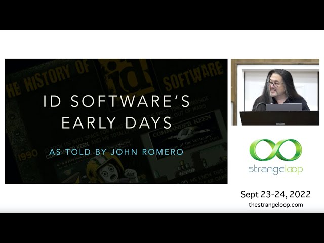 "The Early Days of id Software: Programming Principles" by John Romero (Strange Loop 2022)