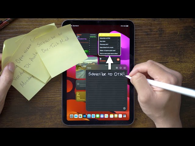 Turn Quick Notes into digital Stickies on iPad, iPhone, and Mac!
