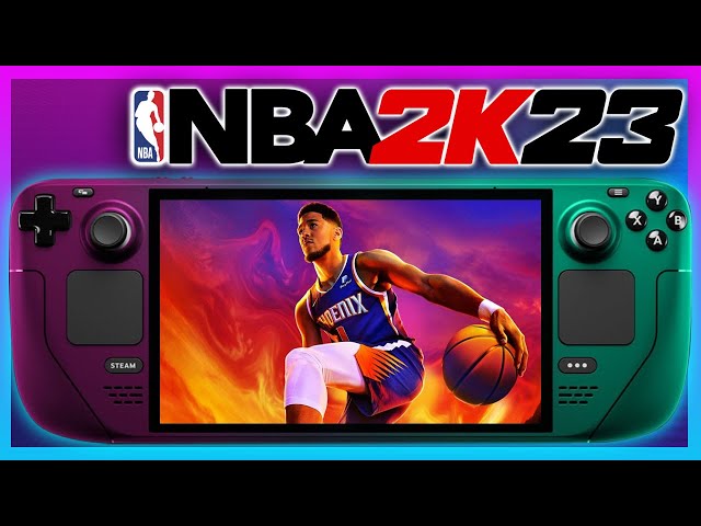 NBA 2k23 Steam Deck Exhibition And Park Gameplay, High Graphic Settings, 60 FPS