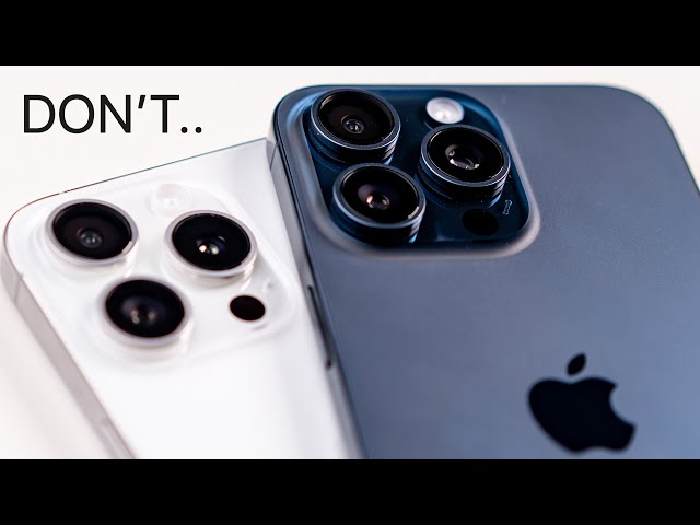 iPhone 15 Pro vs 15 Pro Max After 25 Days - Don't Be Like Me...