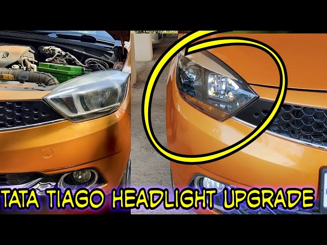 TATA Tiago Headlight Upgrade With LED Projectors