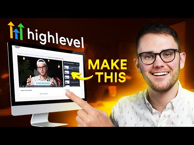 How to Create an Online Course in GoHighLevel (Memberships, Courses & Communities Tutorial + Review)