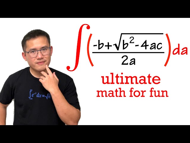 I integrated the quadratic formula