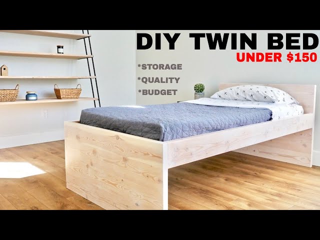 DIY Twin Low Loft Bed