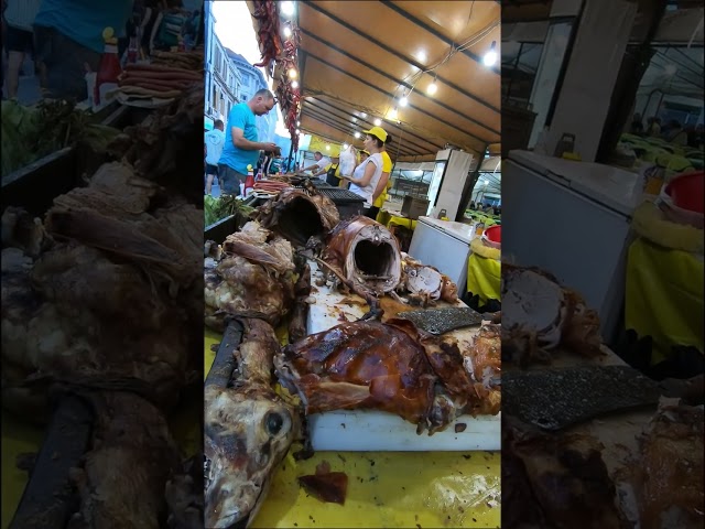 Serbia Street Food. Roasted Pigs and Lambs. Rostiljijada Grill Festival, Leskovac, Srbija