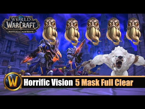 Horrific Vision SW: 5 Mask Full Clear - Guardian Druid (Tank)