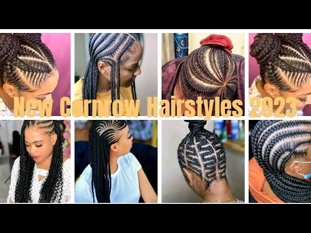 New & Latest Braiding Hairstyles For Black Women: 2023 / cornrows / knotless  #1