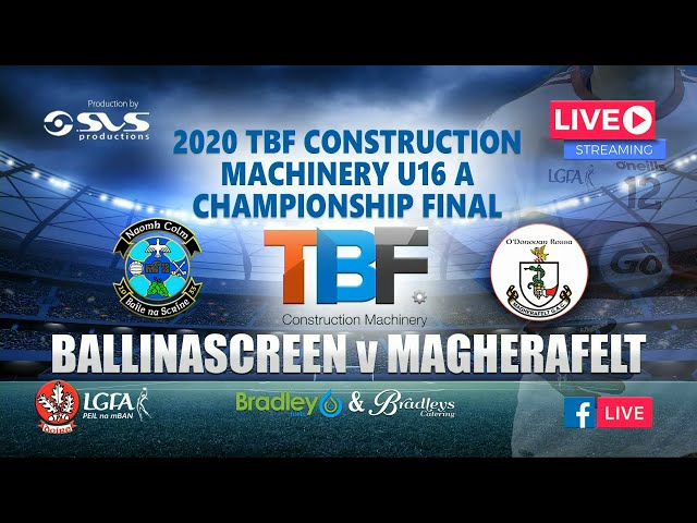Derry Ladies Football - 2020 TBF Construction Machinery U16 A Championship Final