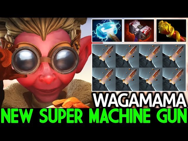 WAGAMAMA [Snapfire] New Hero Super Machine Gun Cancer Gameplay 7.22 Dota 2
