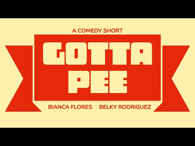 Gotta Pee - A Comedy Short (BlackMagic Pocket Cinema Camera 4K)
