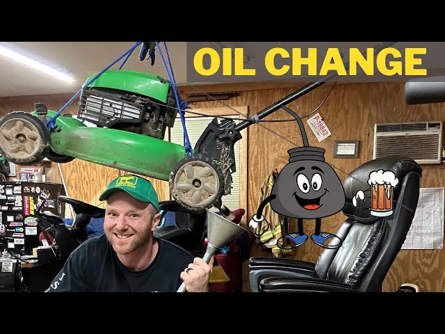 Mower Oil Change, Lawn-boy Briggs and Stratton