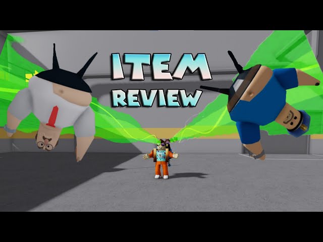 ITEM Review TELEKINESIS! In GREAT SCHOOL BREAKOUT! and BARRY'S PRISON RUN! (First Person Obby)