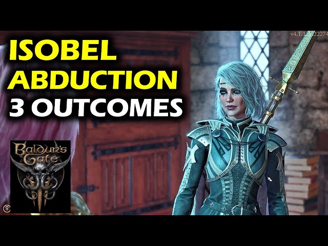 Isobel Abduction: All Choices & Outcomes (Protect Isobel vs Help Marcus) | Baldur's Gate 3