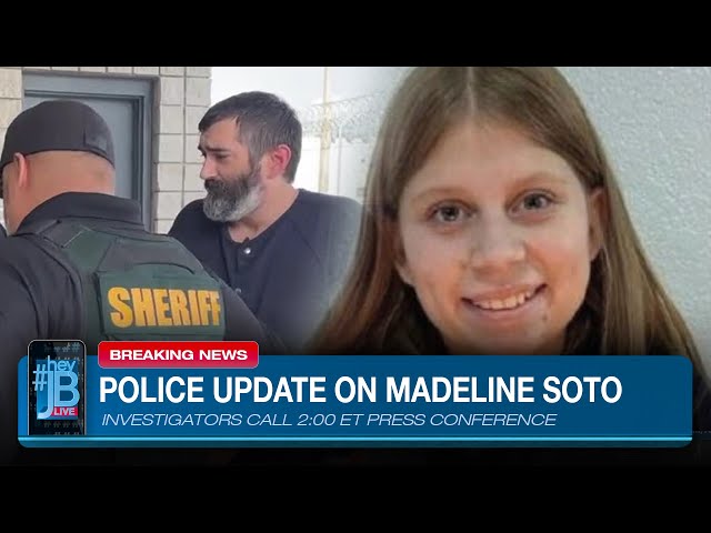POLICE UPDATE: Madeline Soto Investigation Press Conference from Kissimmee PD | #HeyJB Live