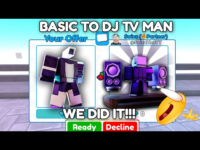 WE WENT FROM BASIC TO DJ in ONE VIDEO (Toilet Tower Defense)