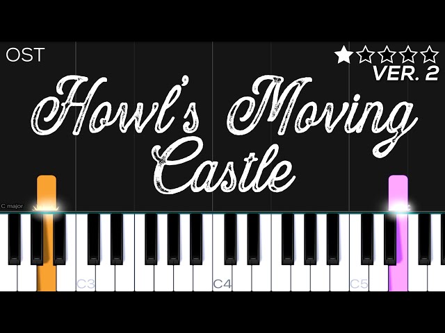 Howl’s Moving Castle Theme | EASY Piano Tutorial