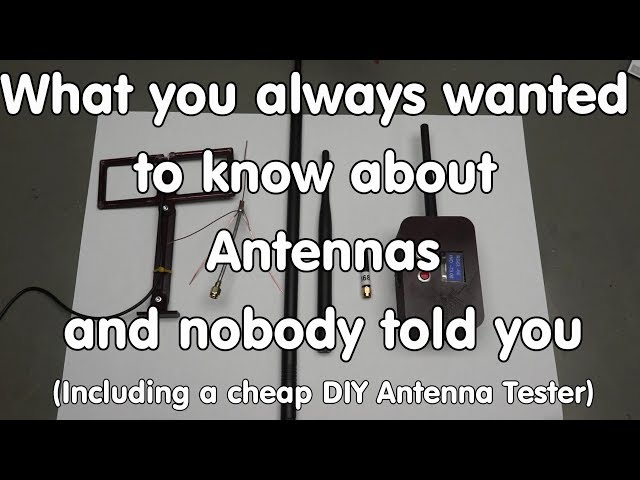 #188 Antenna Tutorial incl. cheap DIY Antenna Tester (LoRa, ESP32)