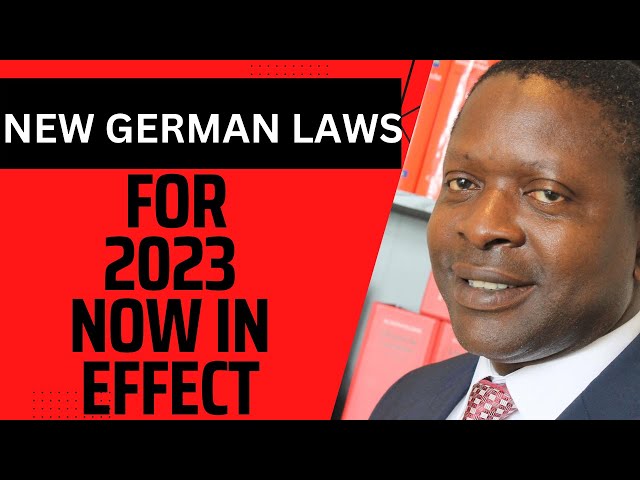New Residence Permit Laws In Germany 2023 / Update