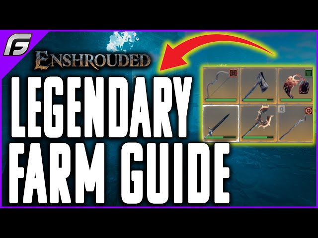 Enshrouded BEST LEGENDARY WEAPON and ARMOR FARM GUIDE (Easy and Fast)