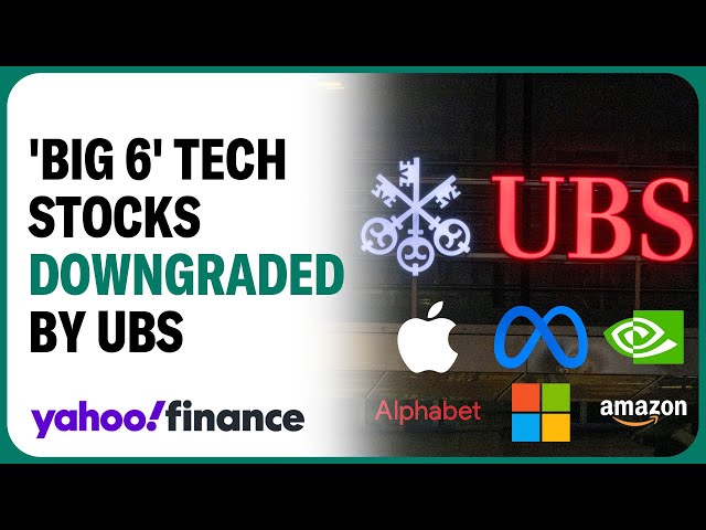 Nvidia, Microsoft, Meta, Apple, Alphabet, and Amazon downgraded by UBS