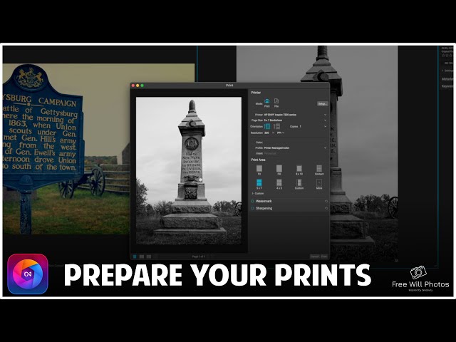 How to prepare a photo for print using ON1 Photo Raw 2023