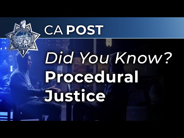 Did You Know? - "Procedural Justice"