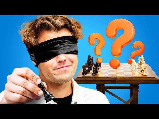 Magnus Carlsen Solves Chess Positions WITHOUT Seeing The Pieces