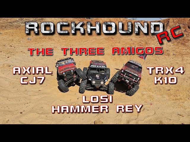 Rockhound RC Adventures: The Hammer hanging with friends. #rcadventure #rc #axial #losi #traxxas