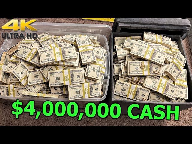 This Is What $4,000,000 Looks Like | What 4 Million In Cash Looks Like | Prop Money Visualization