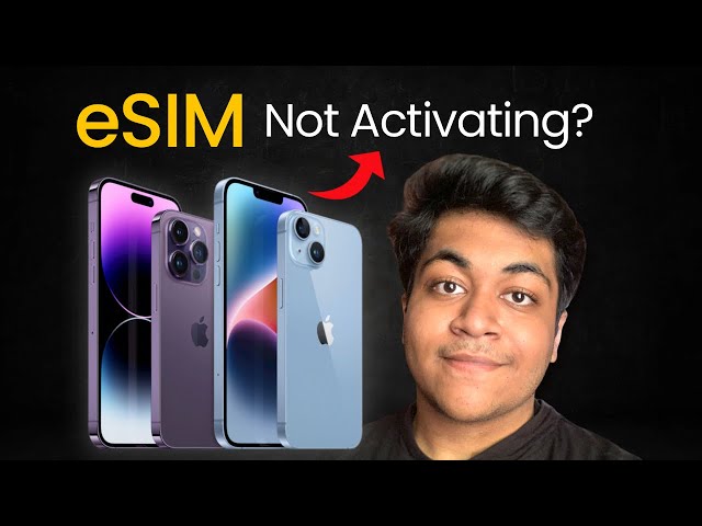 USA iPhone 14/Pro eSIM Not Activating in INDIA ?