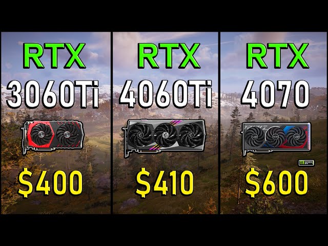 RTX 4060 Ti vs RTX 3060Ti vs RTX 4070 | Tested at 2K Settings| Tech MK