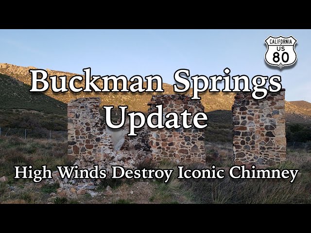 Buckman Springs Update - High Winds Damage Structure