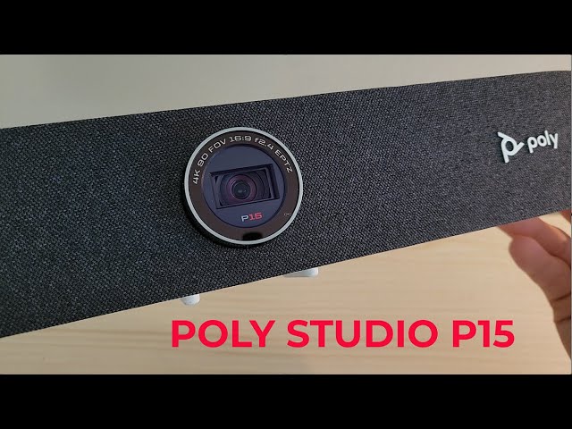 Poly Studio P15 - Unboxing, Product Overview, Audio Comparison & Microsoft Teams Demo