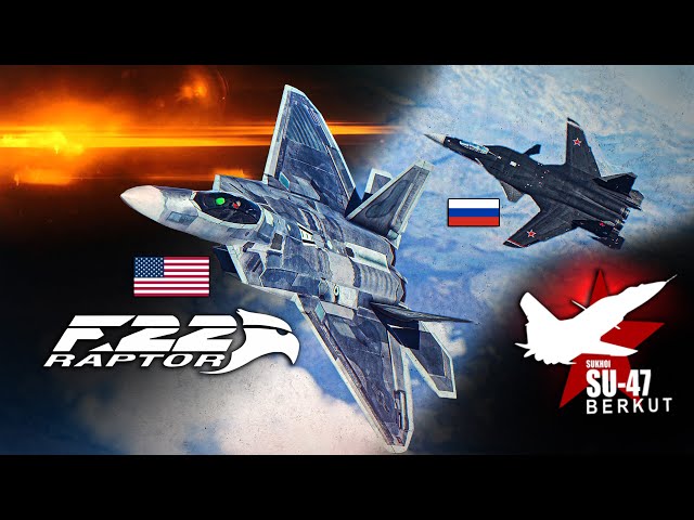 The Best Of The Best | F-22 Raptor Vs Su-47 Berkut DOGFIGHT | Digital Combat Simulator | DCS |