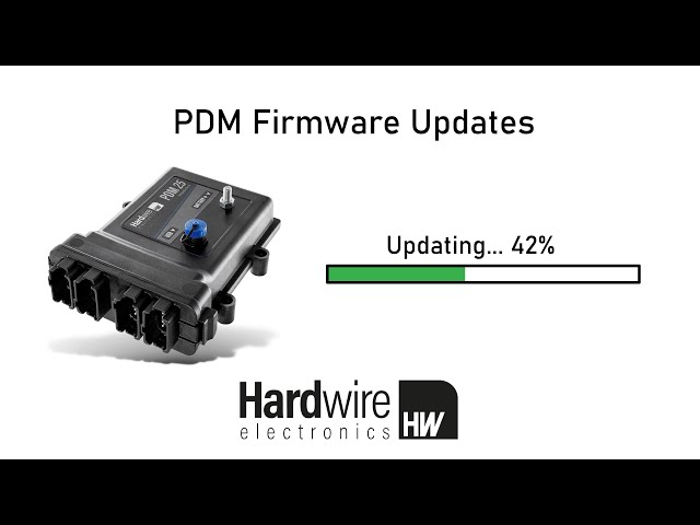 How to Update PDM Firmware | Hardwire Electronics