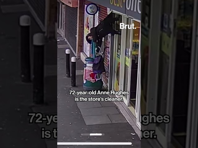 This woman had an unexpected viral moment outside a shop in Wales.