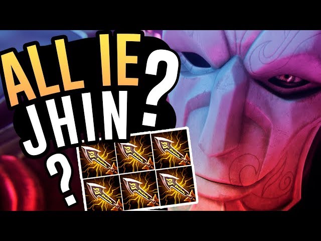 CAN I WIN A GAME WITH ALL INFINITY EDGE JHIN?! - Jhin ADC - League of Legends
