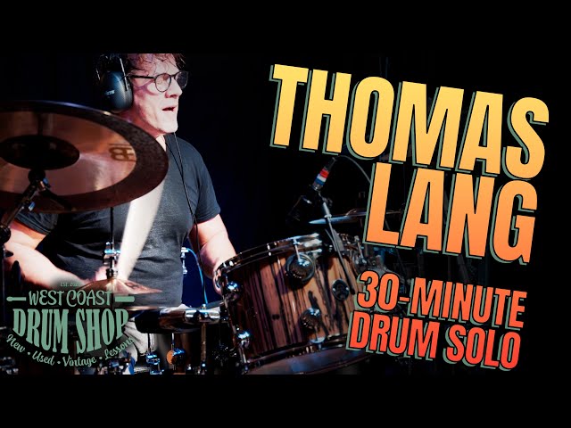 Thomas Lang's Mind-Blowing Solo at West Coast Drum Shop Bellevue, WA