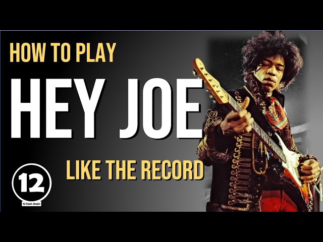 Hey Joe - Jimi Hendrix Experience | Guitar Lesson